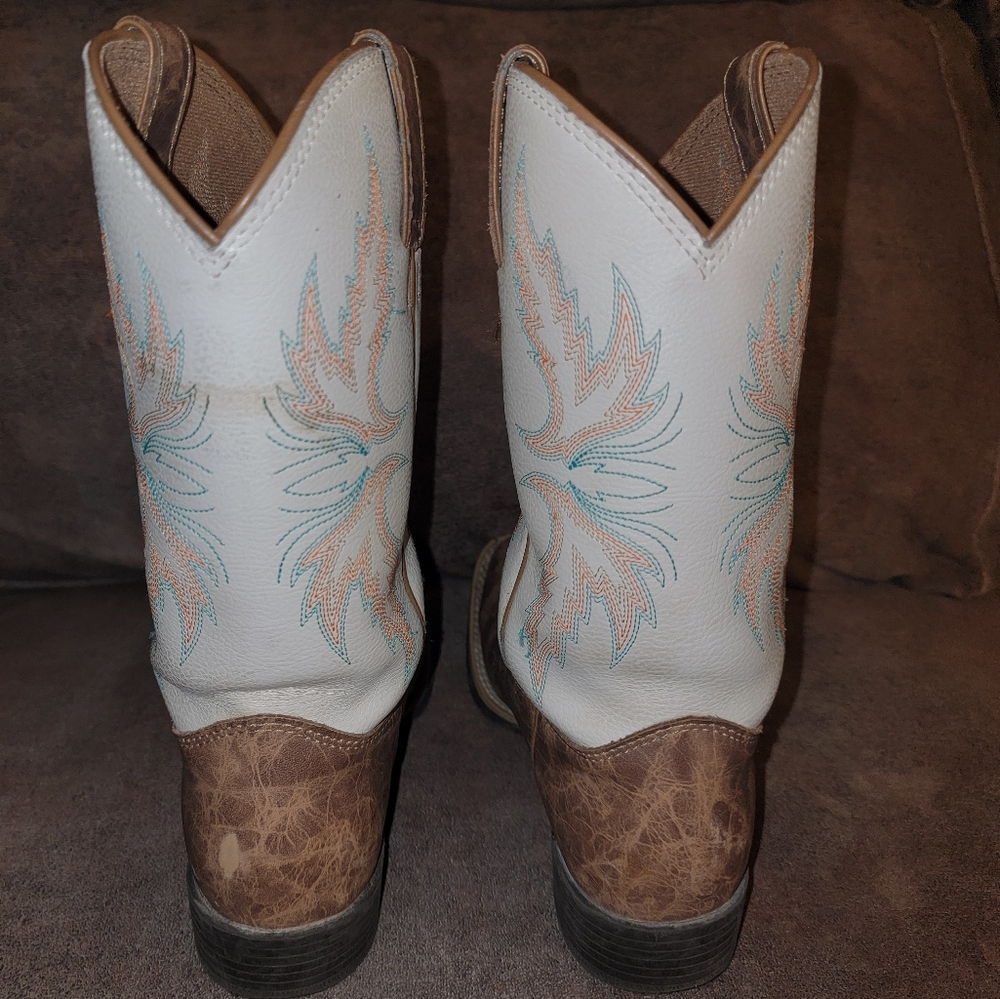 JUSTIN Kids 1D Western Riding Boots - Picture 5 of 11
